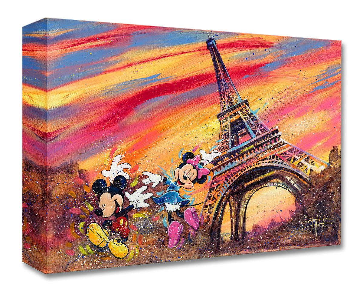 Dancing Across Paris - Disney Treasure On Canvas